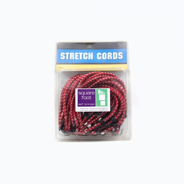 Square foot stretch cords